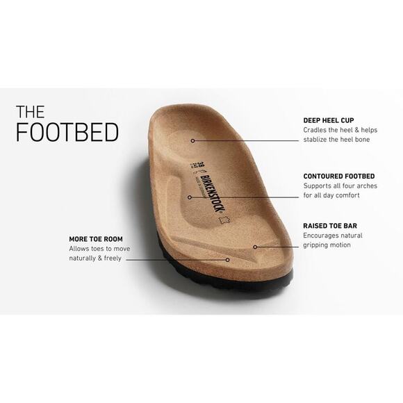 Birkenstock Gizeh Thong Sandals Black Size 38 Women’s 7-7.5 Comfort Cork Footbed - Picture 3 of 14